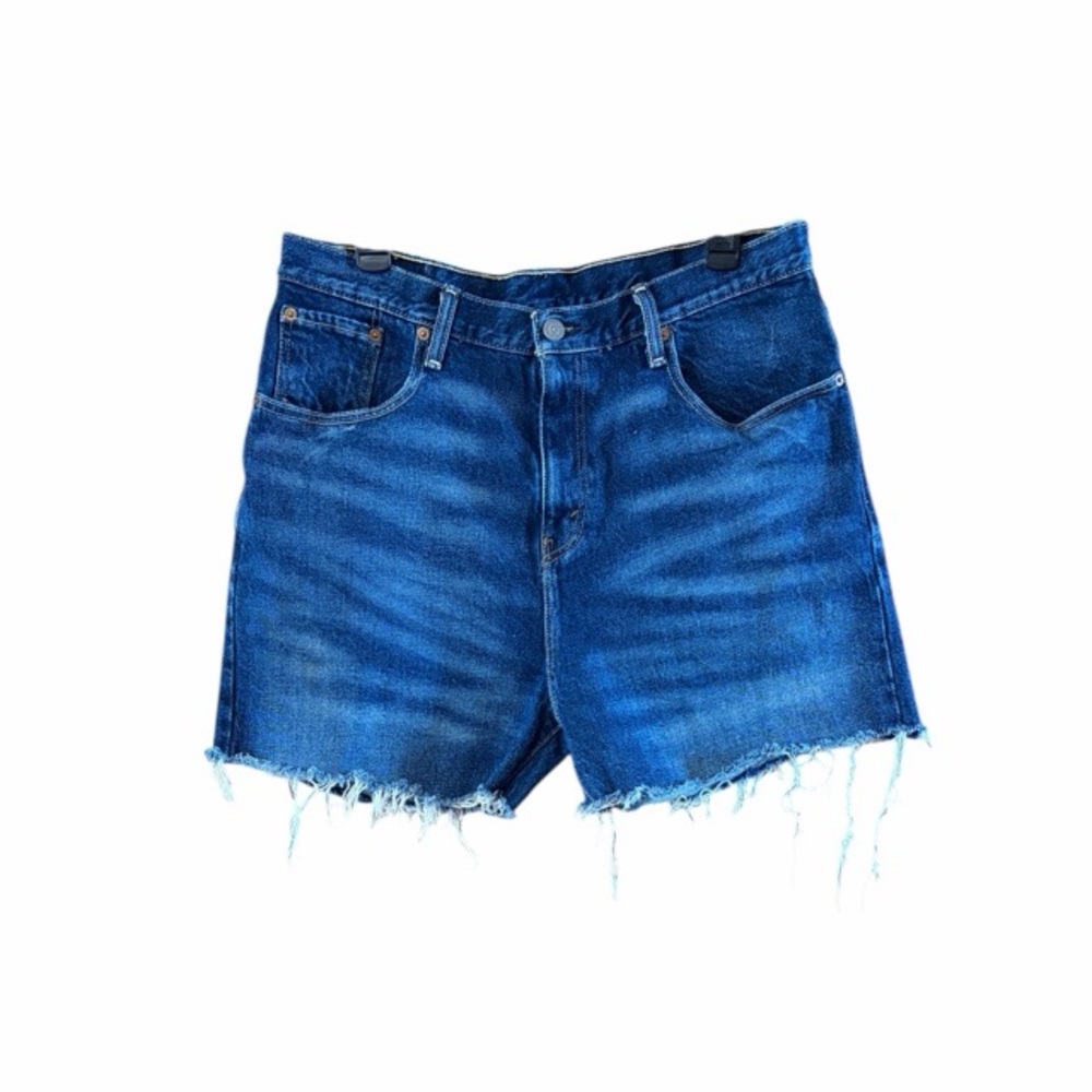 Levi’s 569 High‎ Waisted Cut Off Jean Shorts